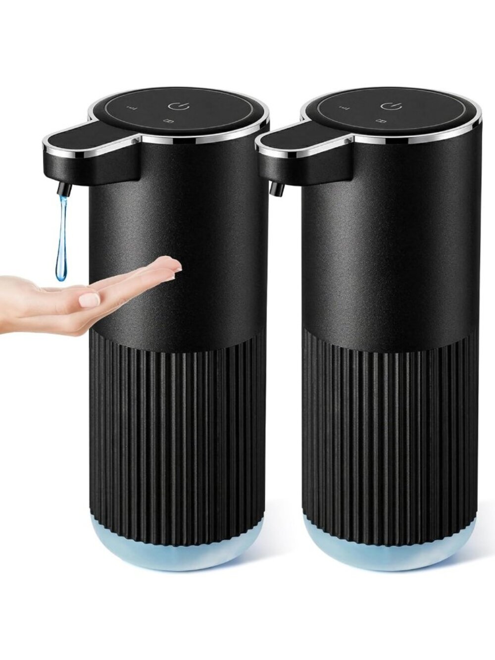 Touchless Soap Dispenser 2-Pack - Wall-Mount Liquid Soap Dispensers for Kitchen